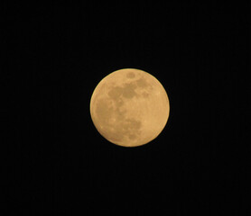 FULL MOON IN THE EVENING