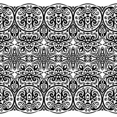 Vector ethnic nature ornamental background