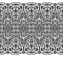 Vector ethnic nature ornamental background