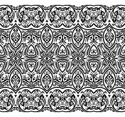 Vector ethnic nature ornamental background