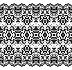 Vector ethnic nature ornamental background