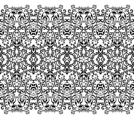 Vector ethnic nature ornamental background