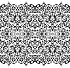 Vector ethnic nature ornamental background