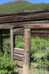 The old ghost town of Ashcroft near Aspen Colorado