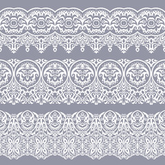 Abstract ethnic nature seamless line art stripes