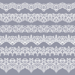 Abstract ethnic nature seamless line art stripes