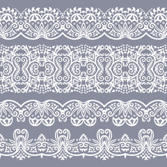 Abstract ethnic nature seamless line art stripes