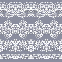 Abstract ethnic nature seamless line art stripes