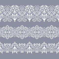 Abstract ethnic nature seamless line art stripes