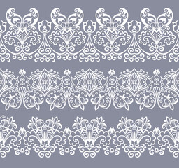 Abstract ethnic nature seamless line art stripes