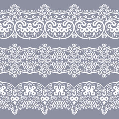 Abstract ethnic nature seamless line art stripes