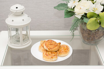 fresh fragrant rolls