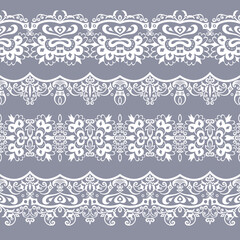 Abstract ethnic nature seamless line art stripes