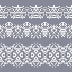 Abstract ethnic nature seamless line art stripes