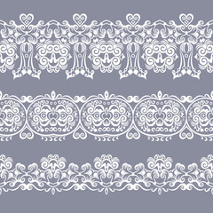 Abstract ethnic nature seamless line art stripes