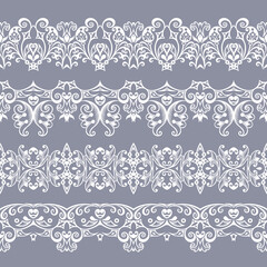 Abstract ethnic nature seamless line art stripes