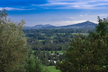 Fototapeta na wymiar A beautiful view of landscape at Kashmir India.