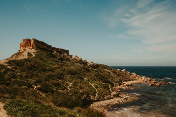 Malta coast in spring 