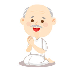 Cartoon Buddhish Vector