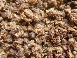 Brown color Sugarcane jaggery granules