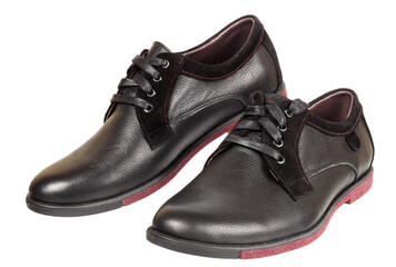 men's shoes isolated on white background