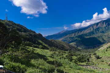 Obraz premium A beautiful view of landscape at Kashmir India.