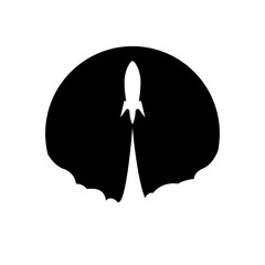 Startup icon. Project start up and development process.Innovation product,creative idea. Vector illustration