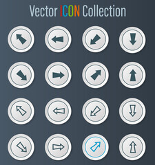 Arrows icons set