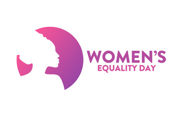 Women's Equality Day. August 26. Holiday concept. Template for background, banner, card, poster with text inscription. Vector EPS10 illustration.
