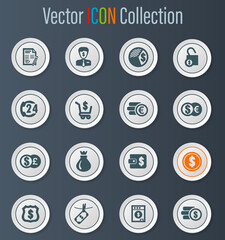 Business icons set