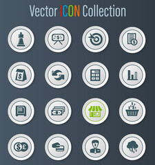 Business icons set