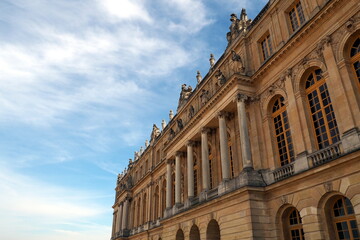 Fototapeta na wymiar Façade du château de Versailles