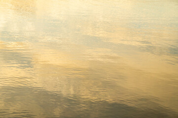 Beautiful clear water surface texture