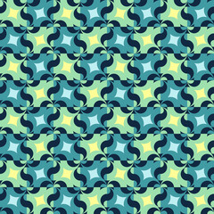 Vector rhythmic geometric elements background