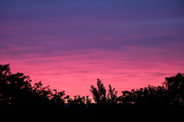 Pink Sunset - Burlington, Vermont 
