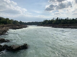 Chutes de Khone à Si Phan Don, Laos
