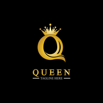 Letter Q Queen Logo Design Inspiration For Business And Company.