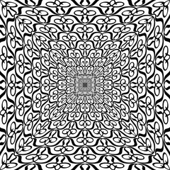 Vector rhythmic geometric elements pattern