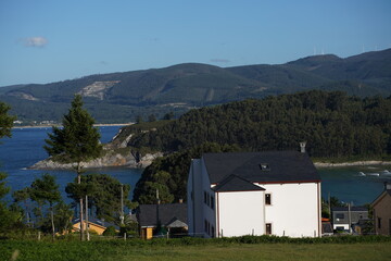 Abrela. Coast of Galicia in Spain