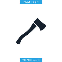 Axe Icon Vector Design Template.