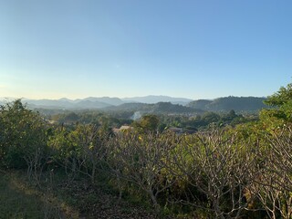 Naklejka premium Paysage à Luang Prabang, Laos