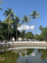 Obraz premium Jardin du palais royal à Luang Prabang, Laos 