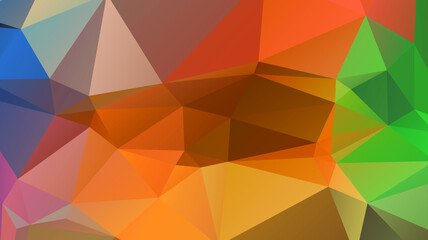 Obraz premium Light luxury Gold vector polygon abstract layout , Low Poly Background . vector blurry triangle texture. Brand new colorful illustration in with gradient. Brand new style for your business design.