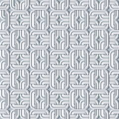 Vector paper cut geometric modern background.