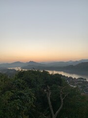 Coucher de soleil à Luang Prabang, Laos