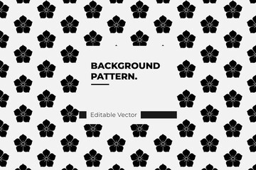 japanese pattern background vector history family crests kikyo