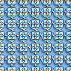 Vector paper cut geometric modern background