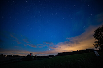 Nacht Himmel am Himmel bei Nacht in guter Auflösung. Geeignet für Himmel Austausch oder Hintergrund