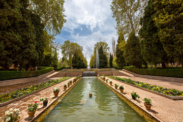 Historic Shahzadeh Garden in Mahan, Iran