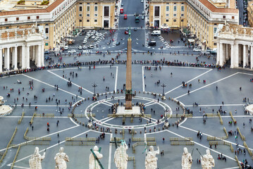 View of St. Peter Square, Vatican